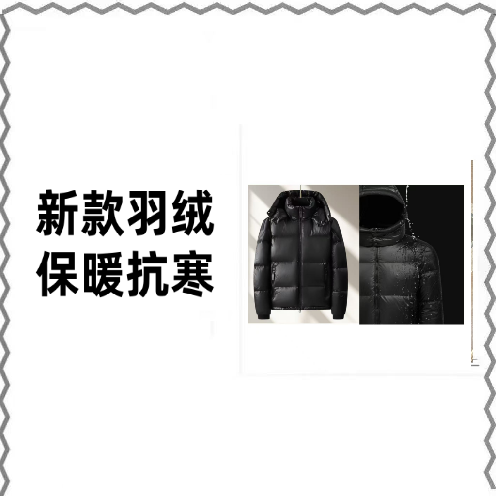 【29号链接ES】25年冬季新款轻奢时尚羽绒服34192