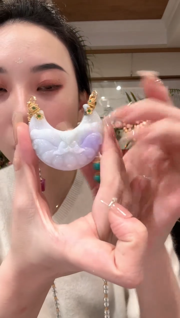 【闪购商品】翡翠颈饰未镶嵌国风