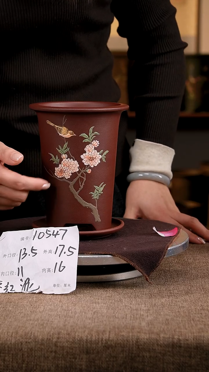 紫砂花盆花卉工艺10547+z