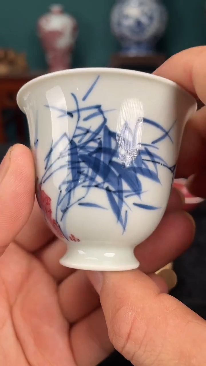 摆件陶景德镇手工手绘陶瓷