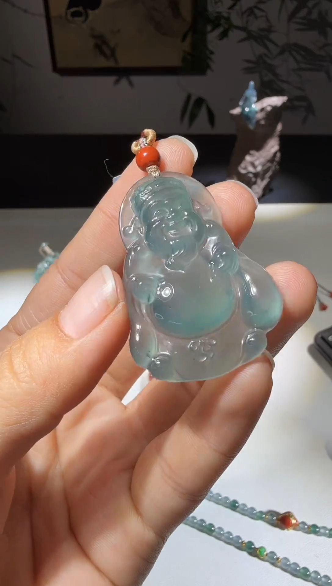 吊坠(不含链)未镶嵌翡翠财爷爷 多样性发一