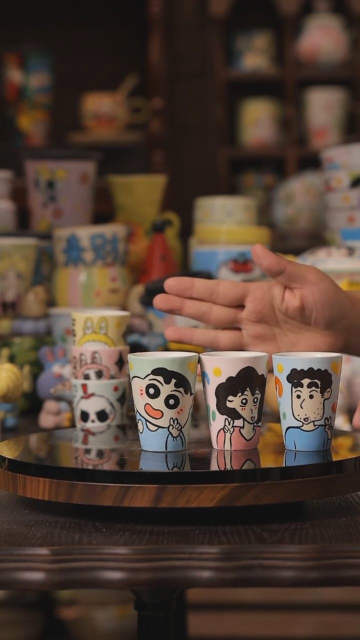 摆件景德镇釉下彩绘设计师款式陶瓷