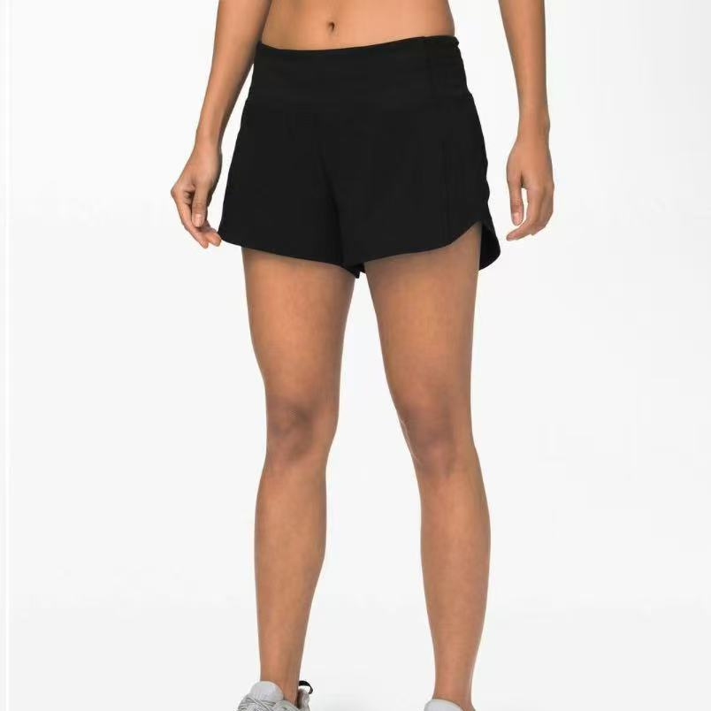 lululemon Speed Up MR Short 4 Lined女士中腰短裤4寸有内衬