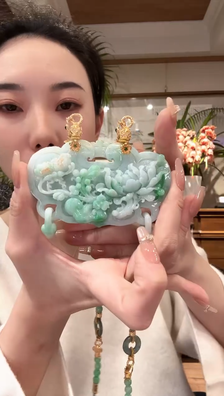 【闪购商品】翡翠颈饰未镶嵌国风