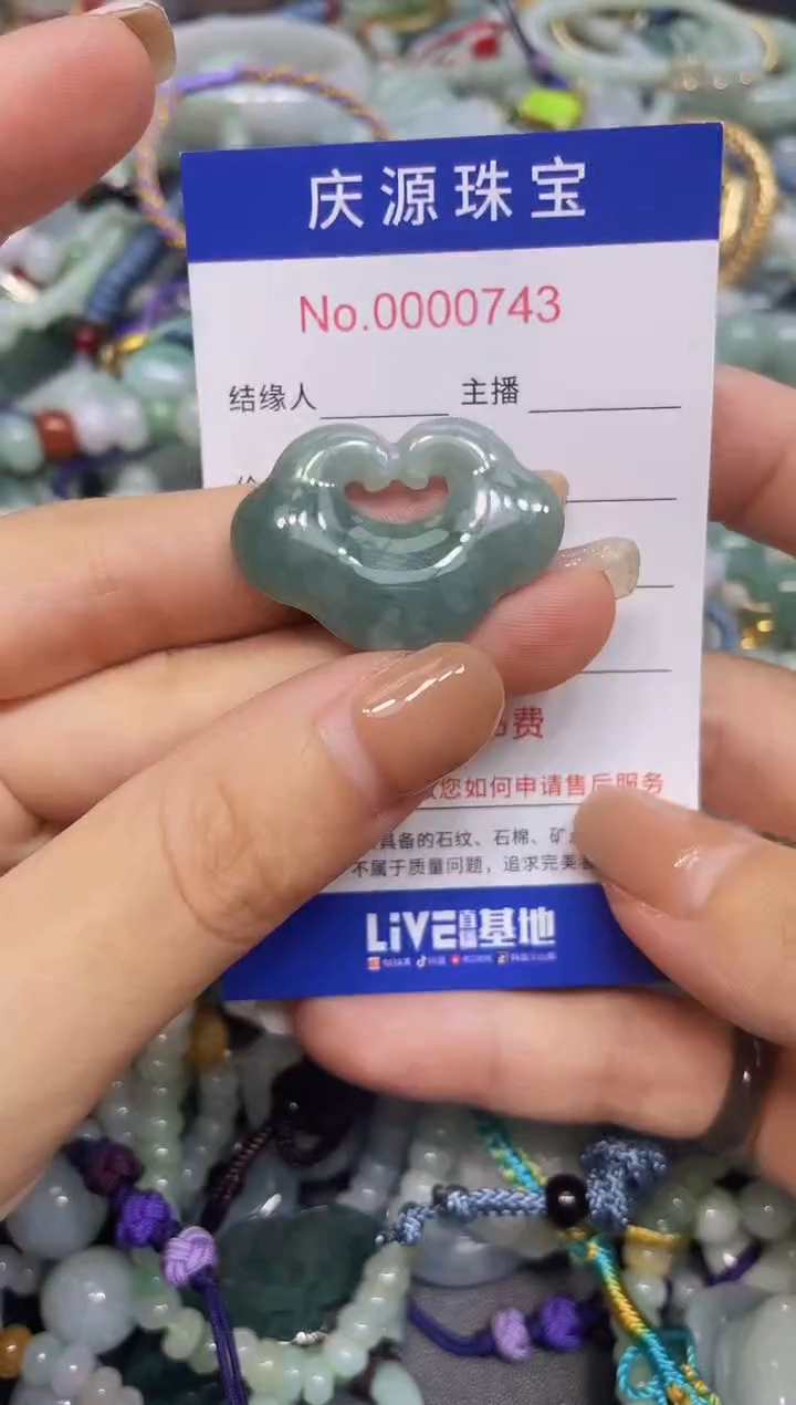 翡翠未镶嵌颈饰032