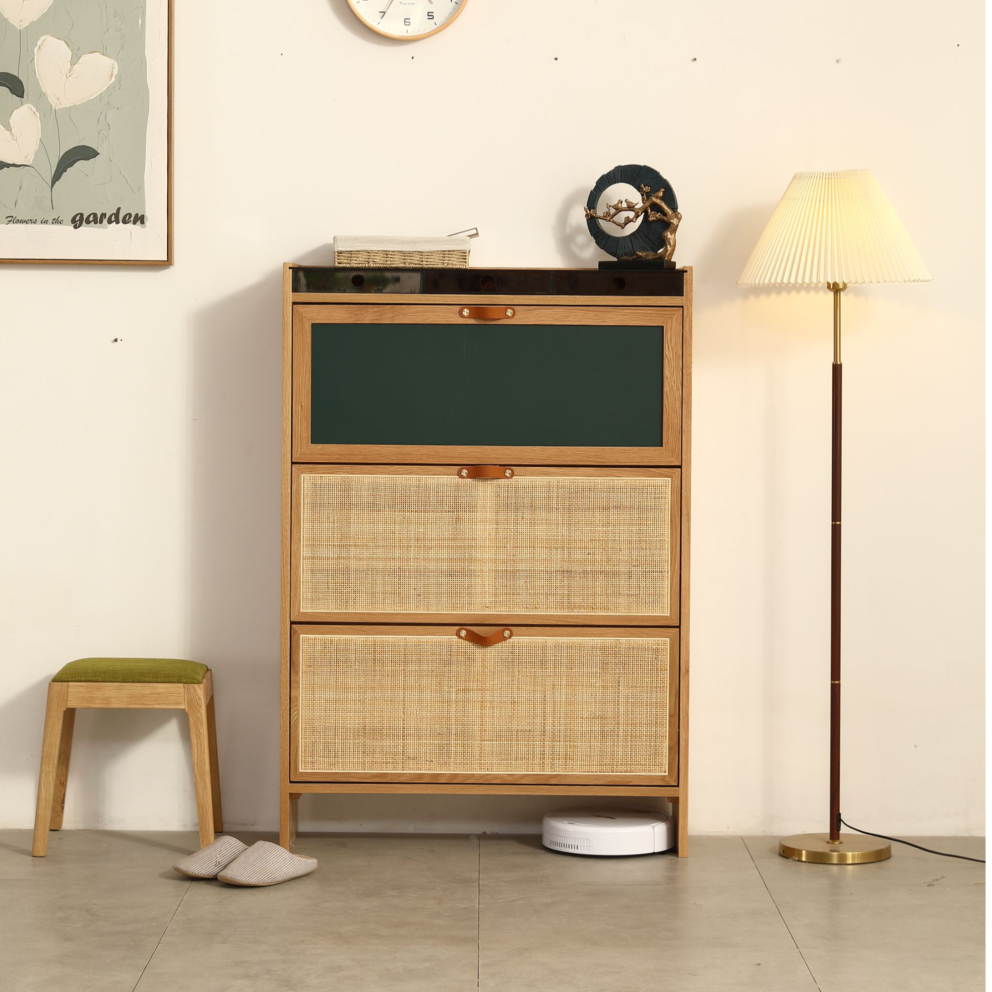 收纳柜超薄6门及以上鞋柜地图防潮家用文字鞋柜