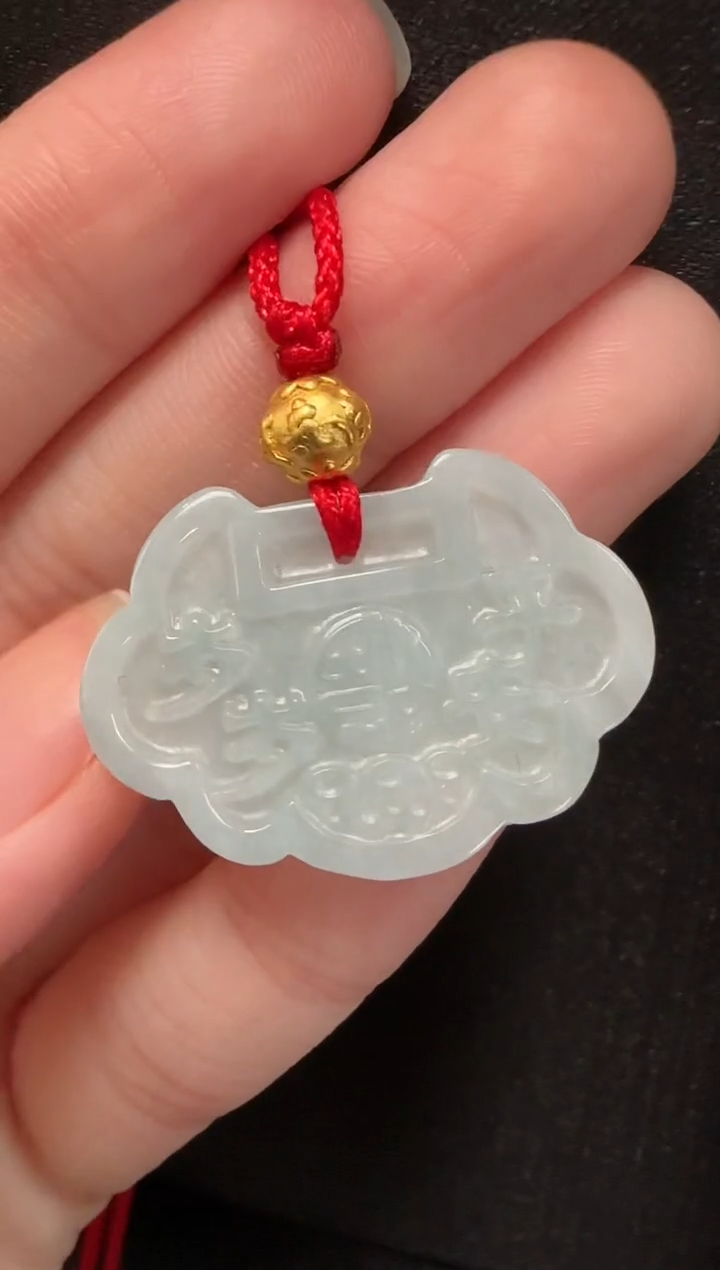 颈饰未镶嵌翡翠252如意锁一个