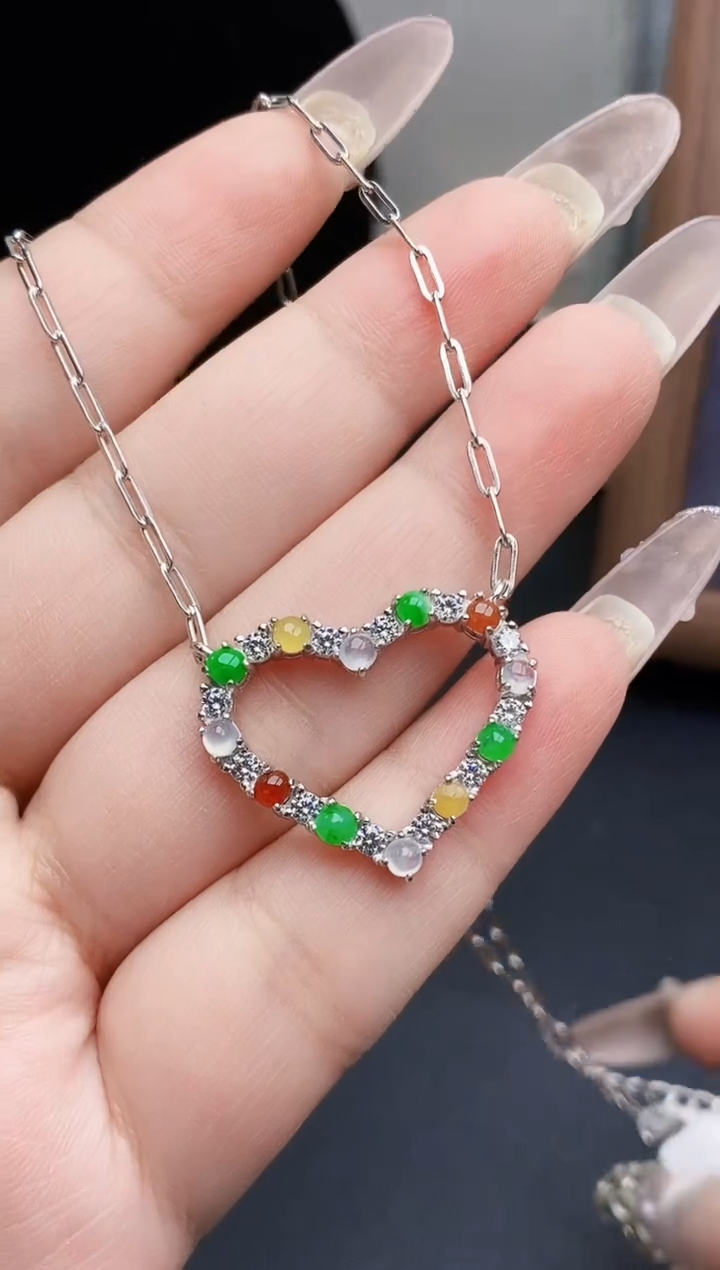 银S925镶嵌戒指翡翠0579