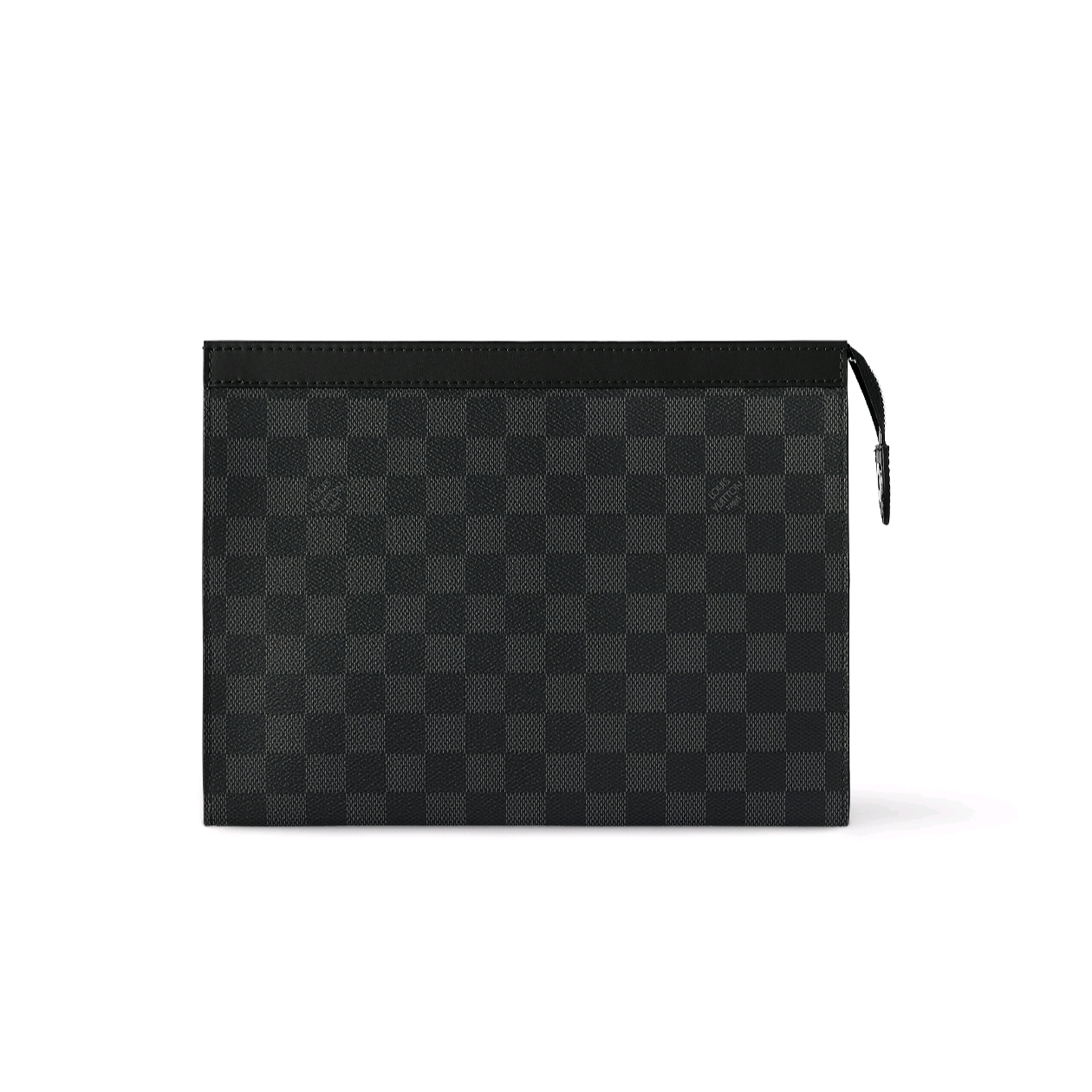 95新  LouisVuitton/路易威登Iv黑棋盘格洗漱包26手拿包14143749
