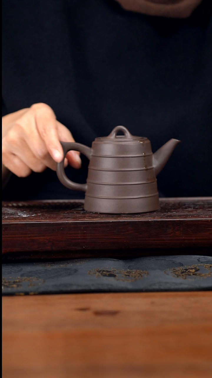 【闪购商品】紫砂茶壶230cc黄龙山原矿紫泥乐钟18