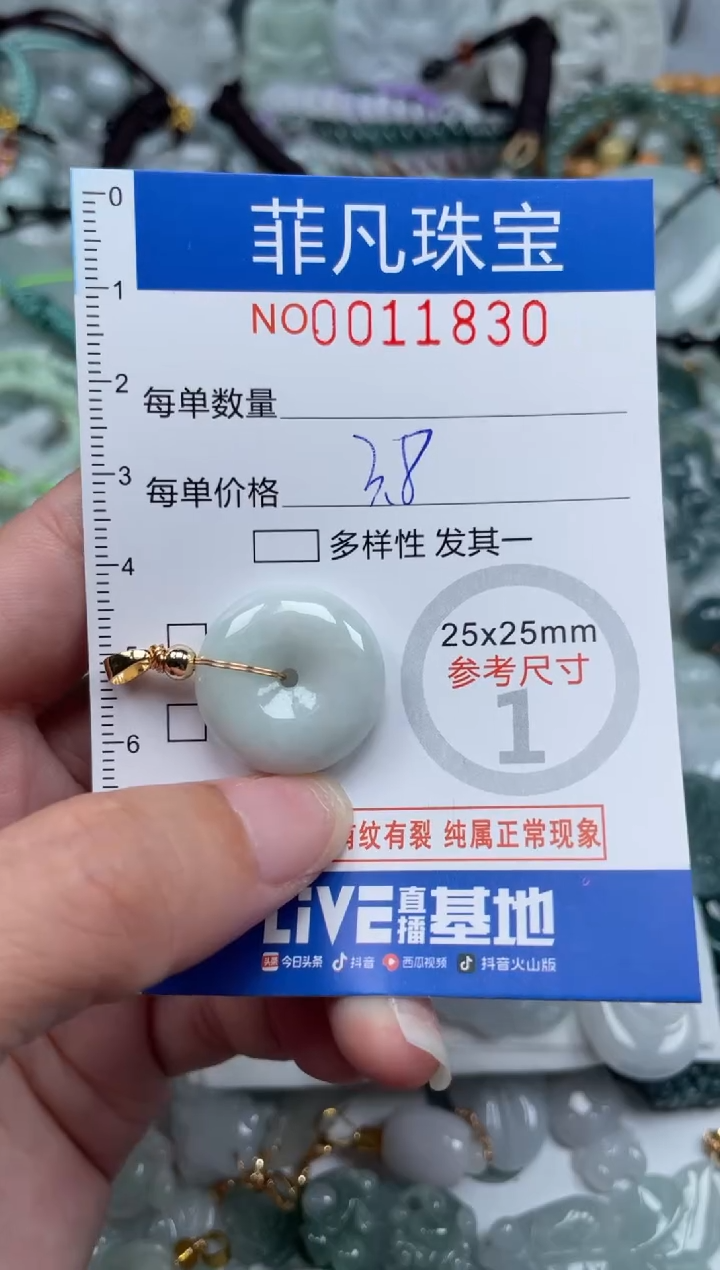 颈饰未镶嵌翡翠11830