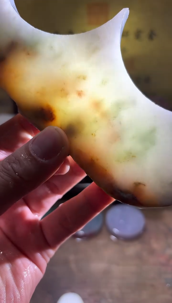 未镶嵌挂件翡翠A货常星7170