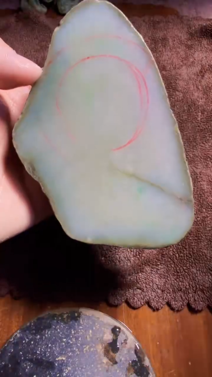 未镶嵌挂件翡翠方*天然翡翠184