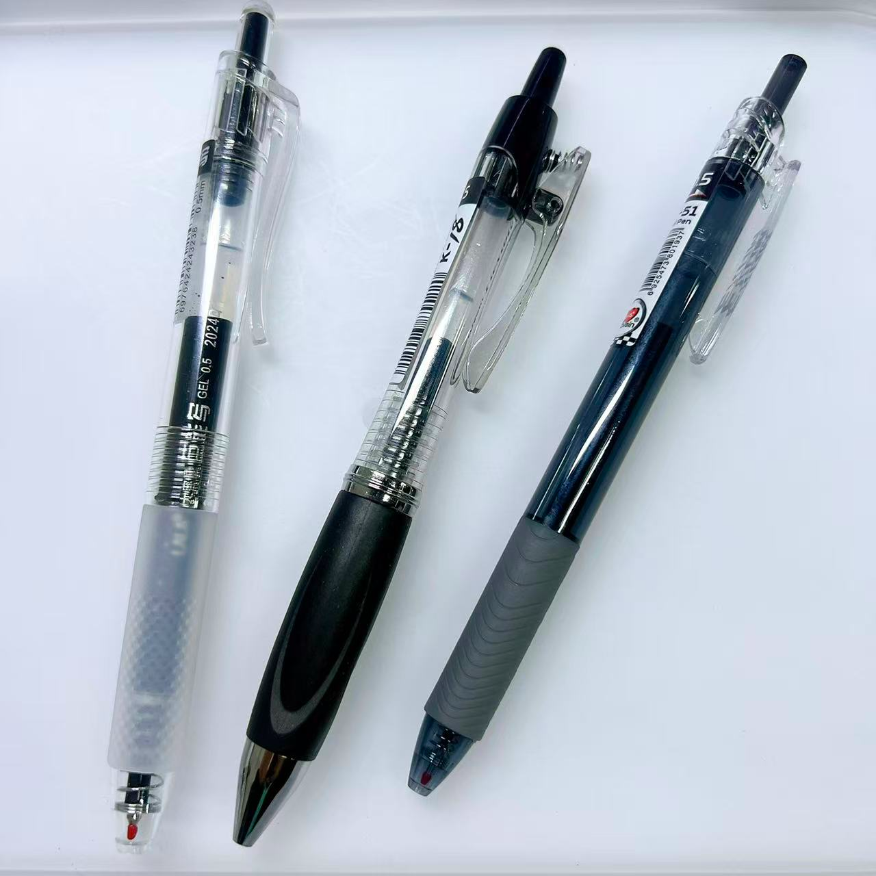 【黑墨-3支】F20巨能写K18K51,掉封蜡不售后