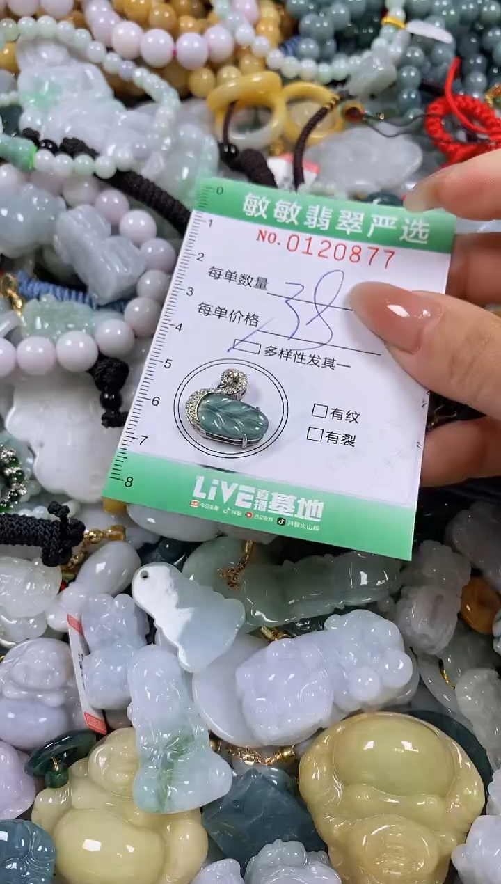 【闪购商品】翡翠颈饰未镶嵌闪购0120877多样性发其一