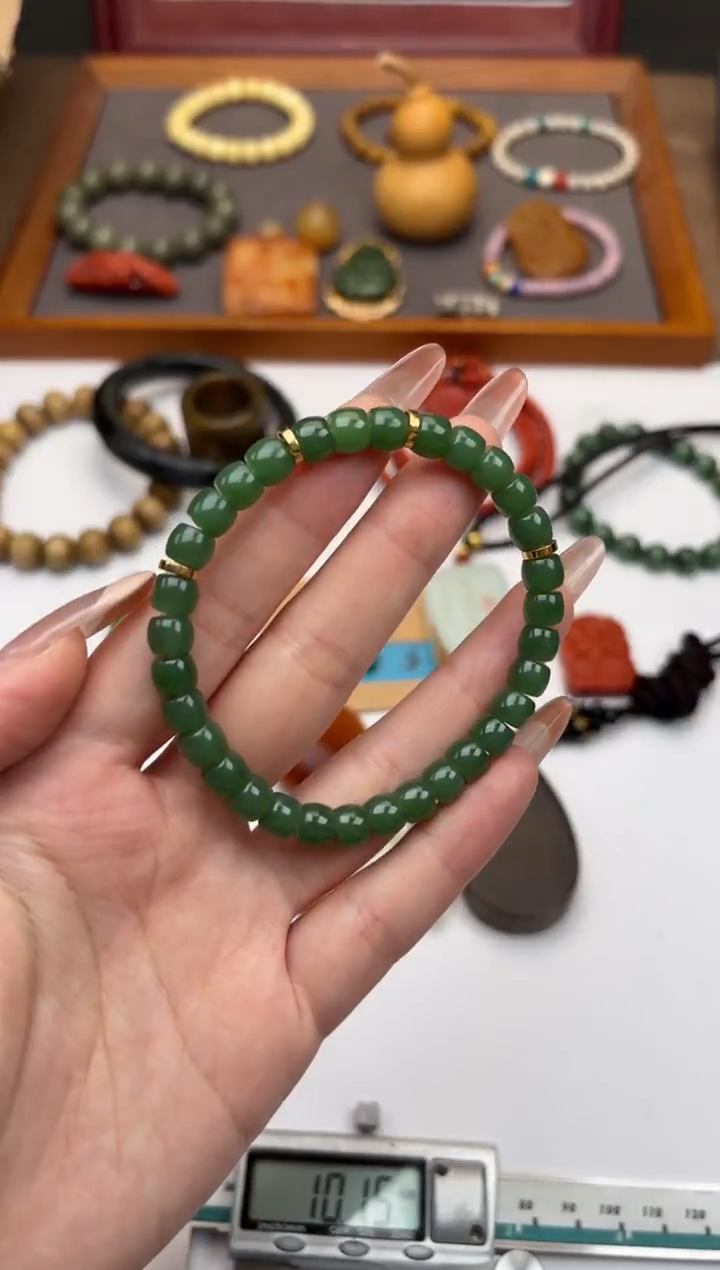 未镶嵌手串和田玉和田玉手串