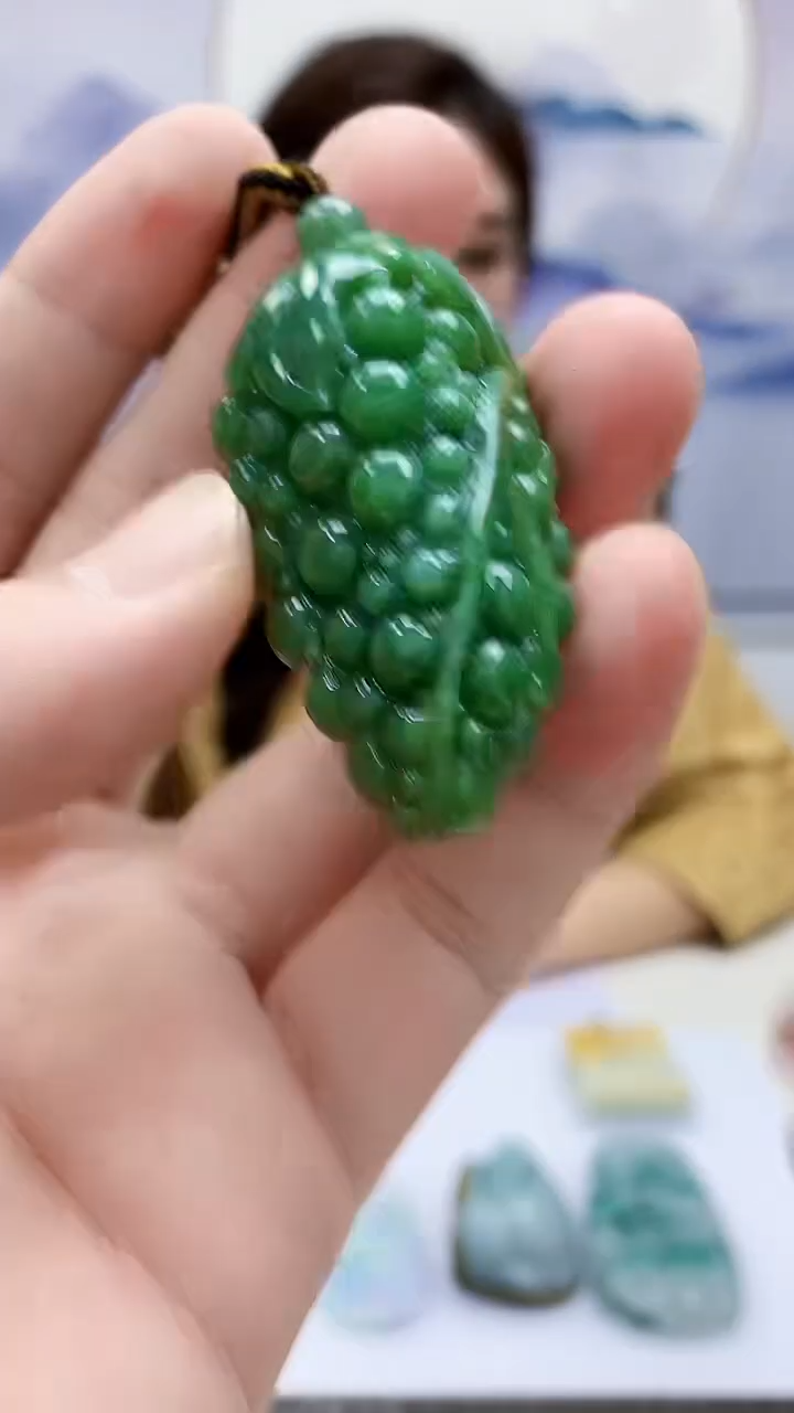 定制翡翠未镶嵌4829bb-毛货挂件6