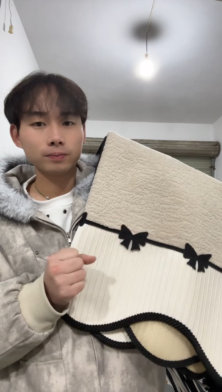 雪尼尔70*240  浅咖碟依