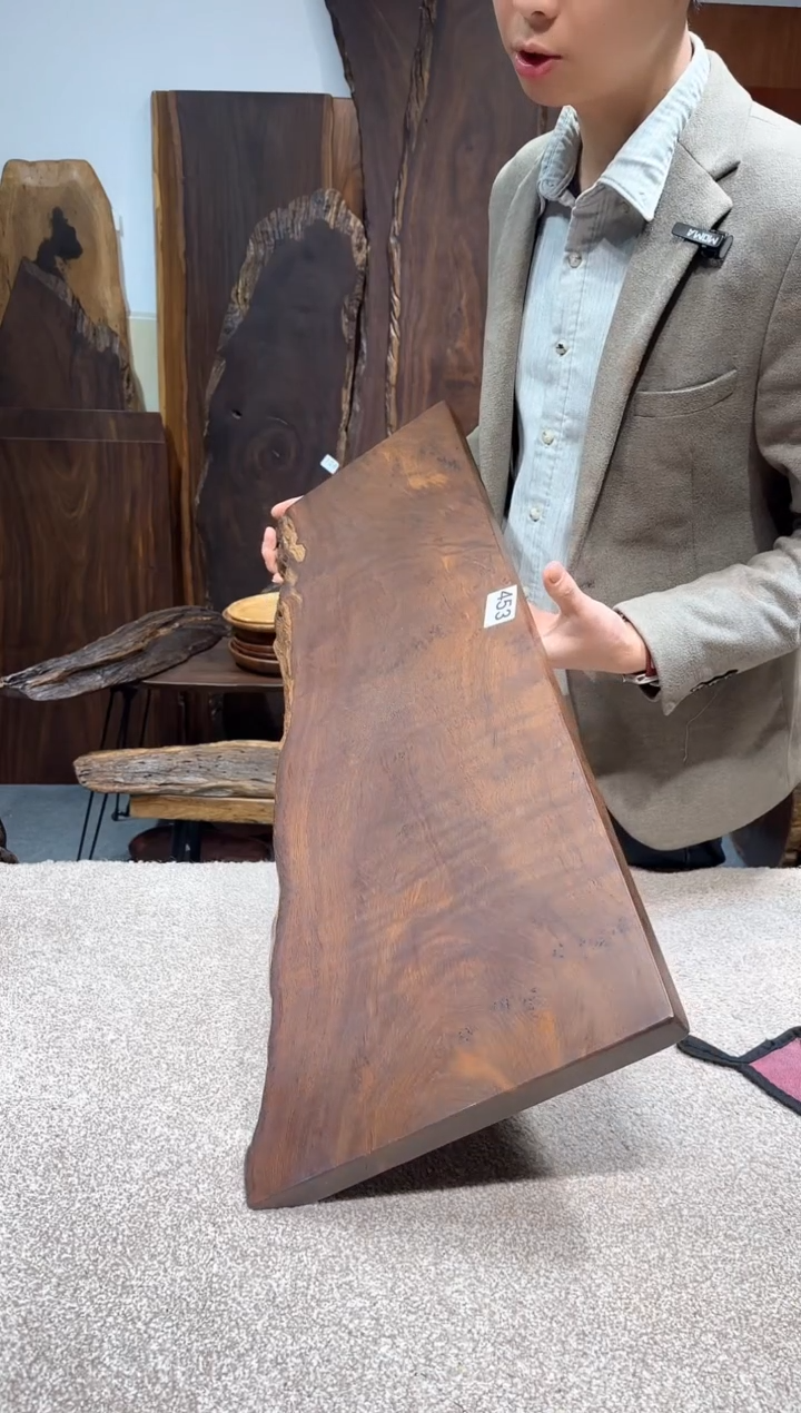 【闪购商品】风车木（黑檀木）尺寸78*28*3编号453