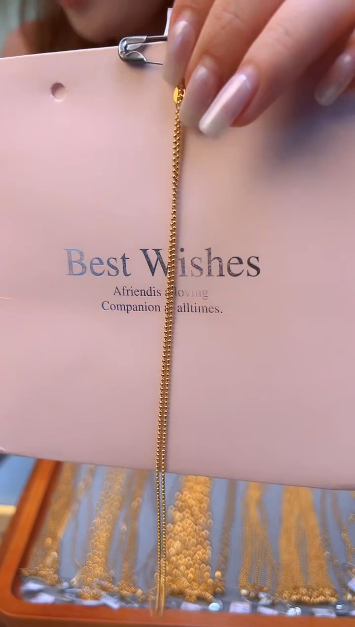 45cm固定不可调节光面珠珠链1.79g（多样性发货）