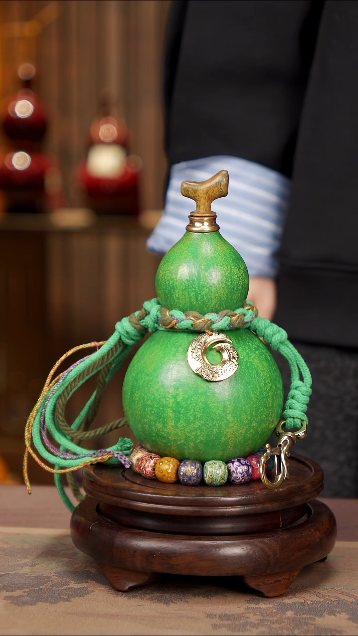 【闪购商品】100易林大漆酒葫芦----128