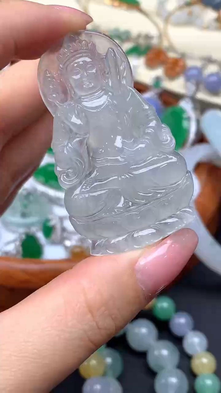 【闪购商品】翡翠颈饰未镶嵌18-天然翡翠