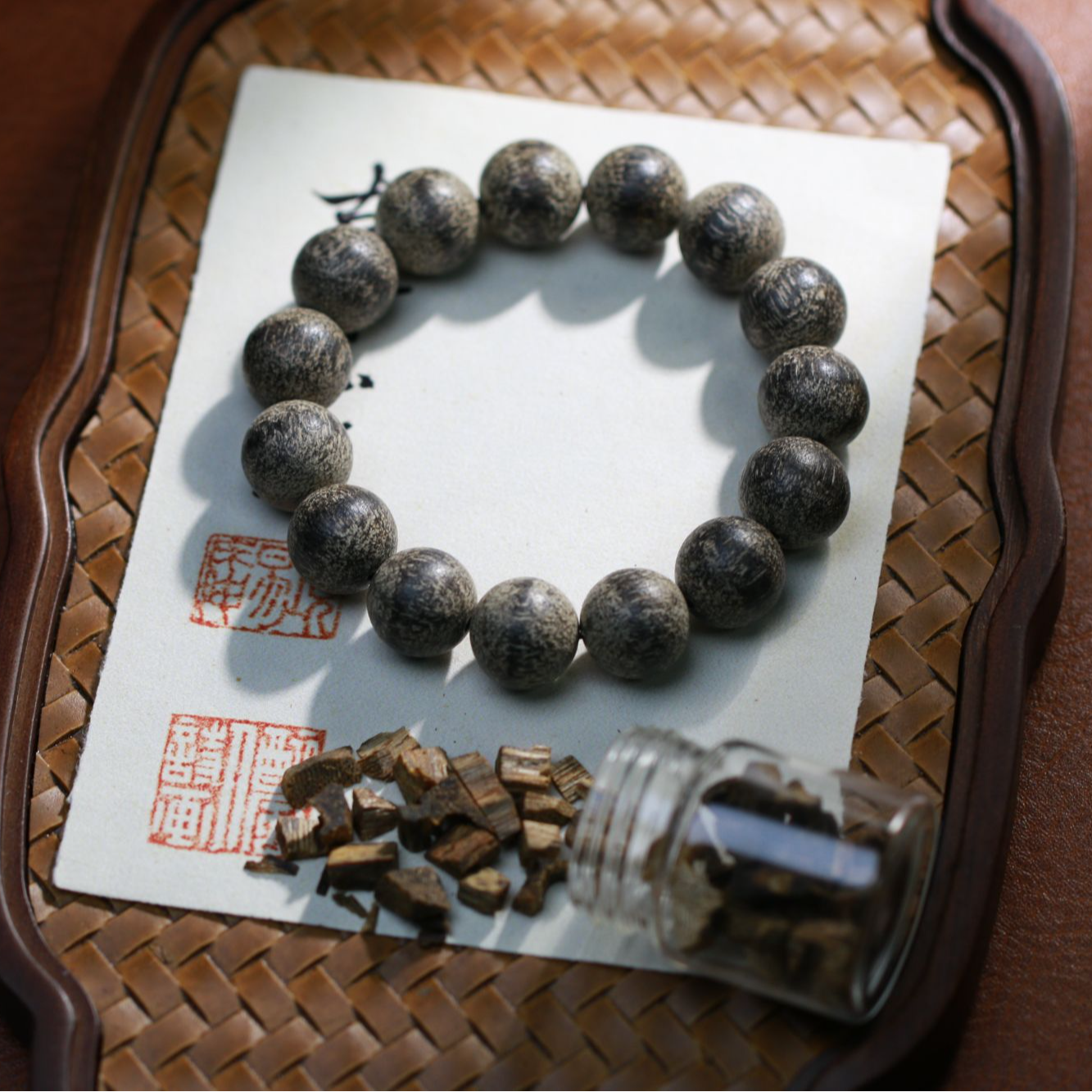 SCX043沉香文玩单圈料|多样性发其一