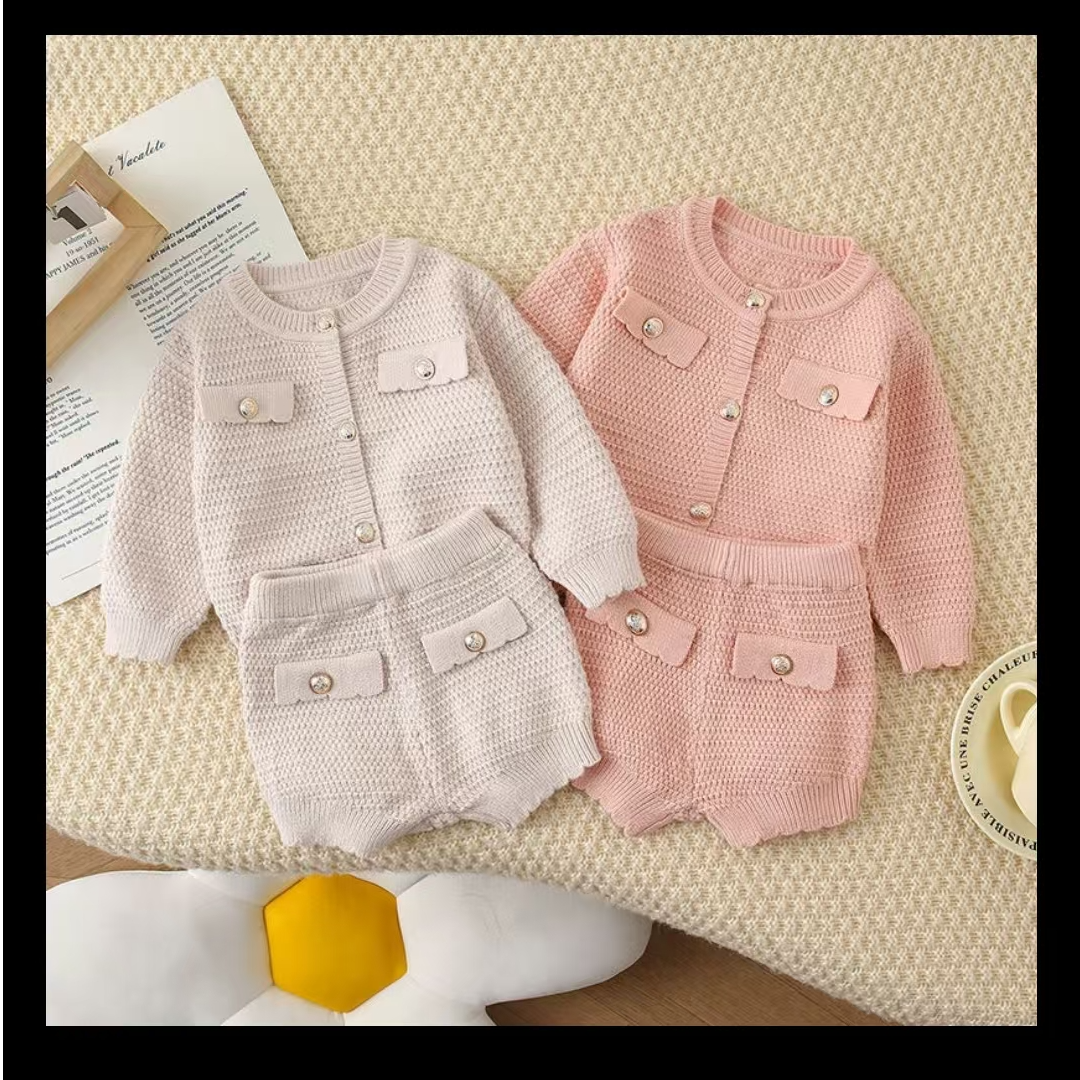 女童新款香风美丽公主风洋气韩版秋冬两件套