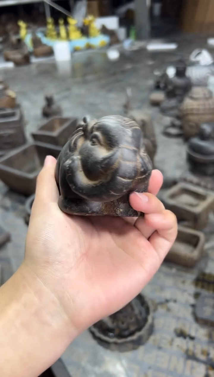 陶土【火山泥】小象摆件