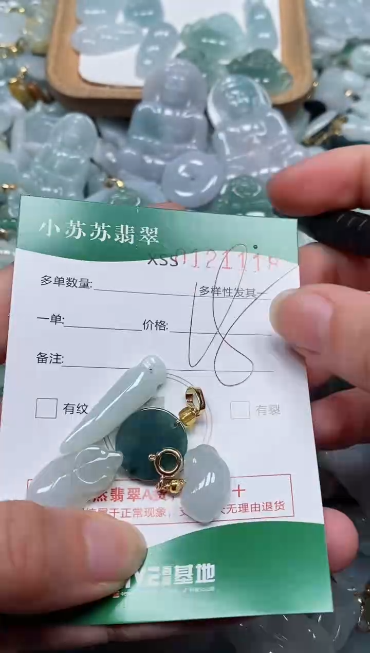 【闪购商品】翡翠颈饰未镶嵌闪购商品0121118
