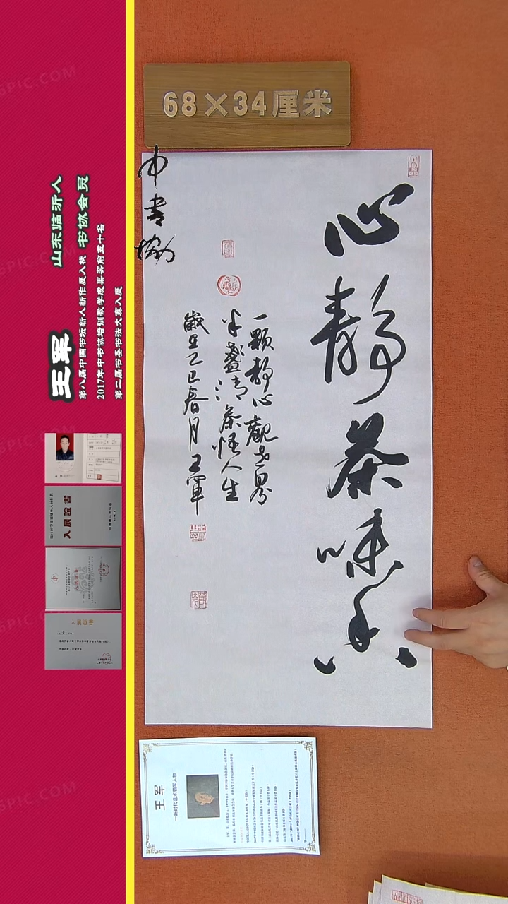 【闪购商品】书法262王军书法作品