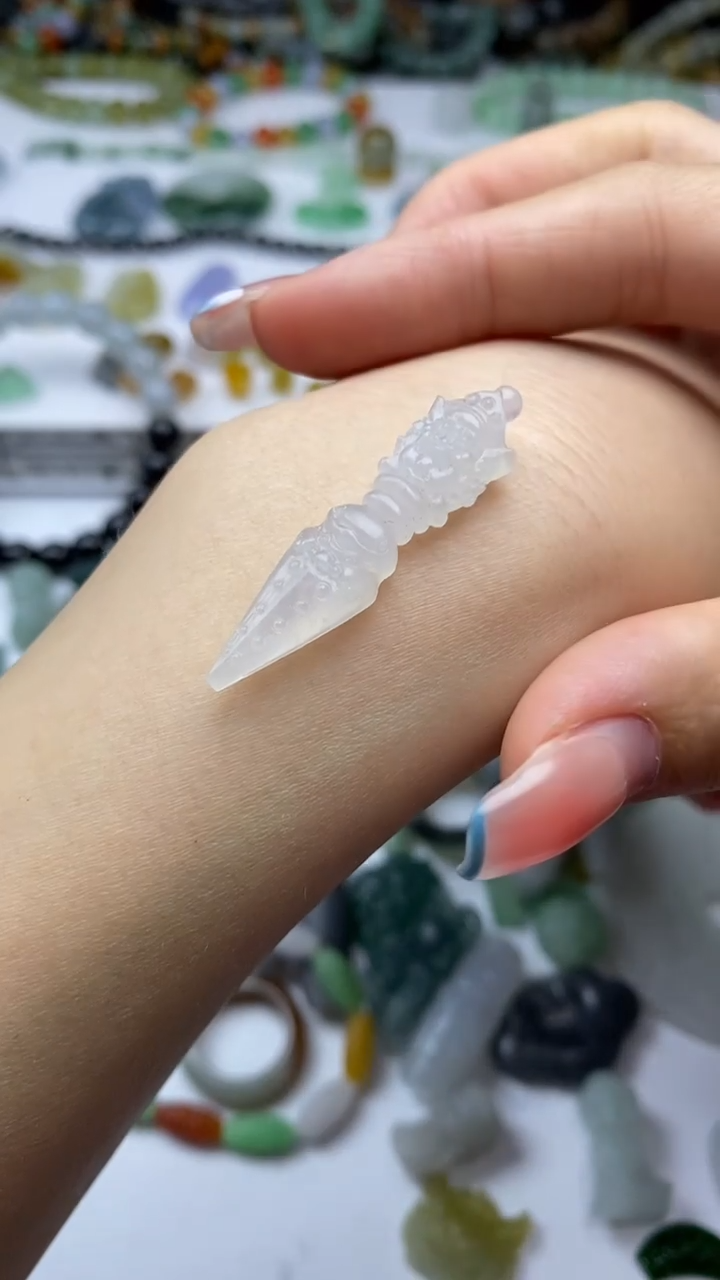 未镶嵌定制翡翠毛货定制不退不换