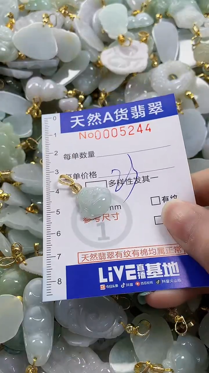 颈饰未镶嵌翡翠纯天然货翡翠