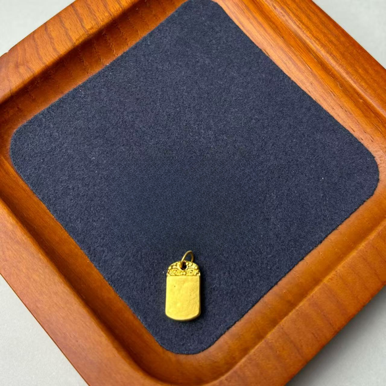 金福楼足金999无事牌平安寓意百搭送女友礼物WH1173