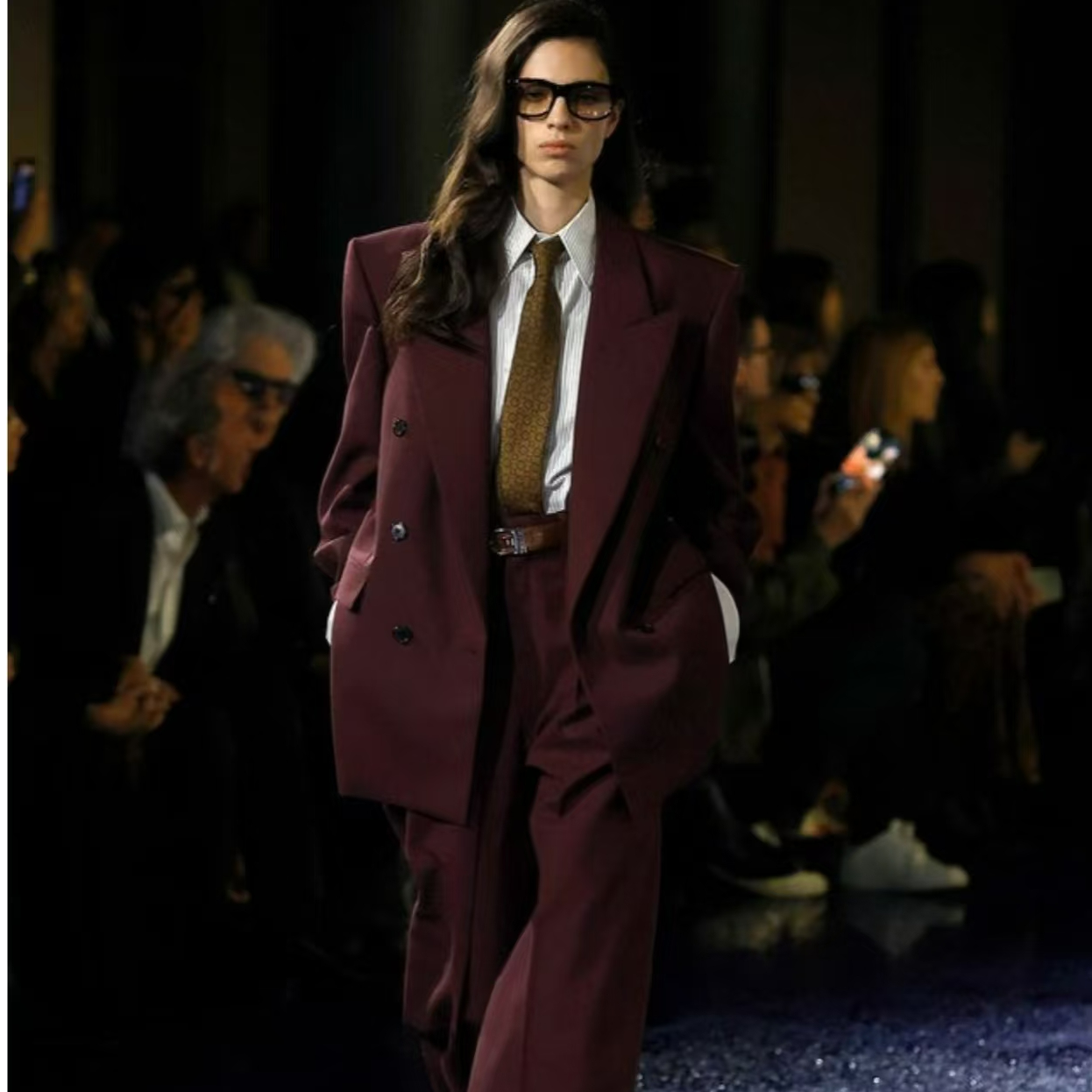 「vintage」小众设计款西装复古外套男女同款西服 power suit