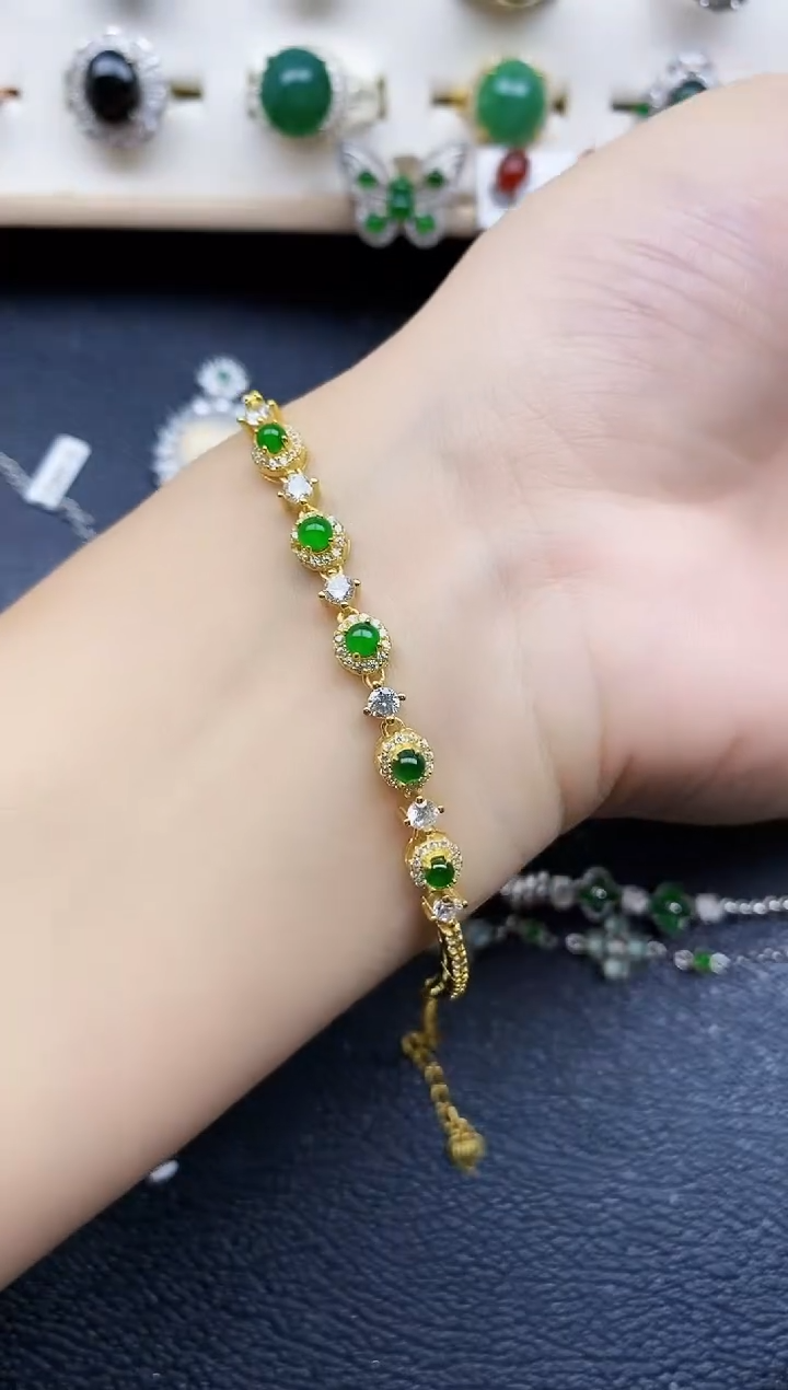 【闪购商品】翡翠戒指银S925镶嵌11111