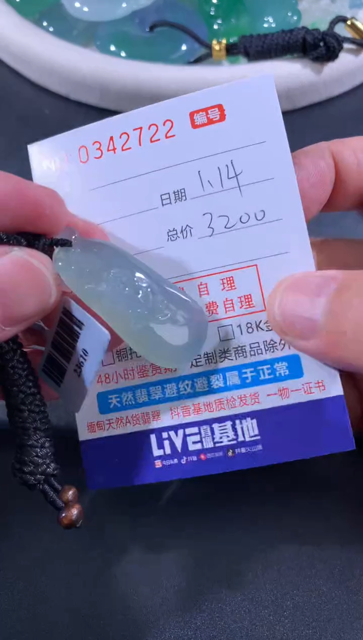 【闪购商品】翡翠颈饰未镶嵌天然A货翡翠