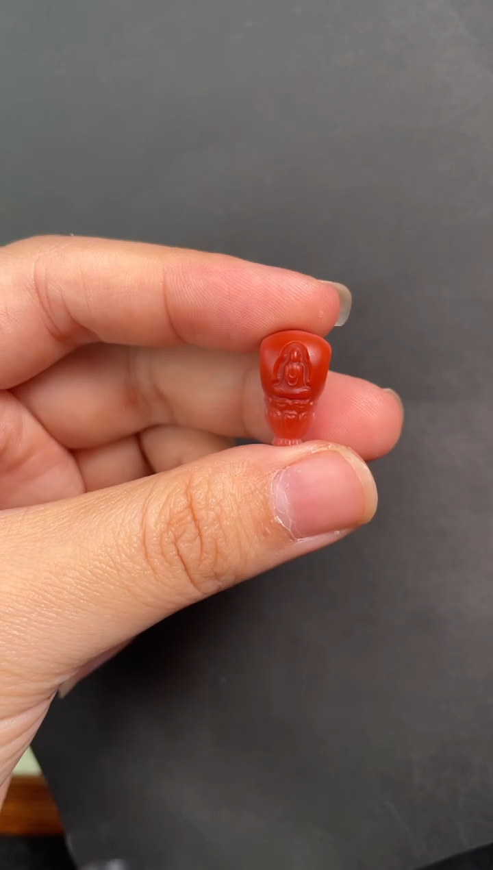 未镶嵌99南红玛瑙三通