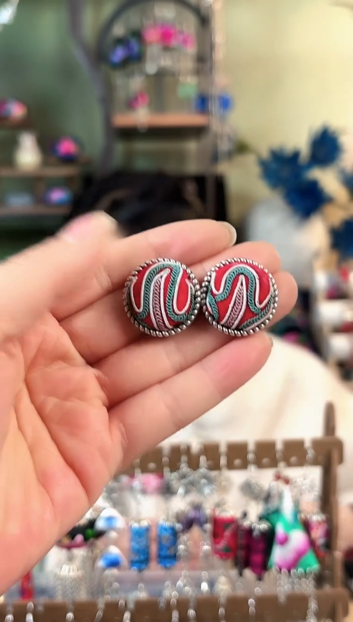 彩云南阁非遗老绣苗银饰品143