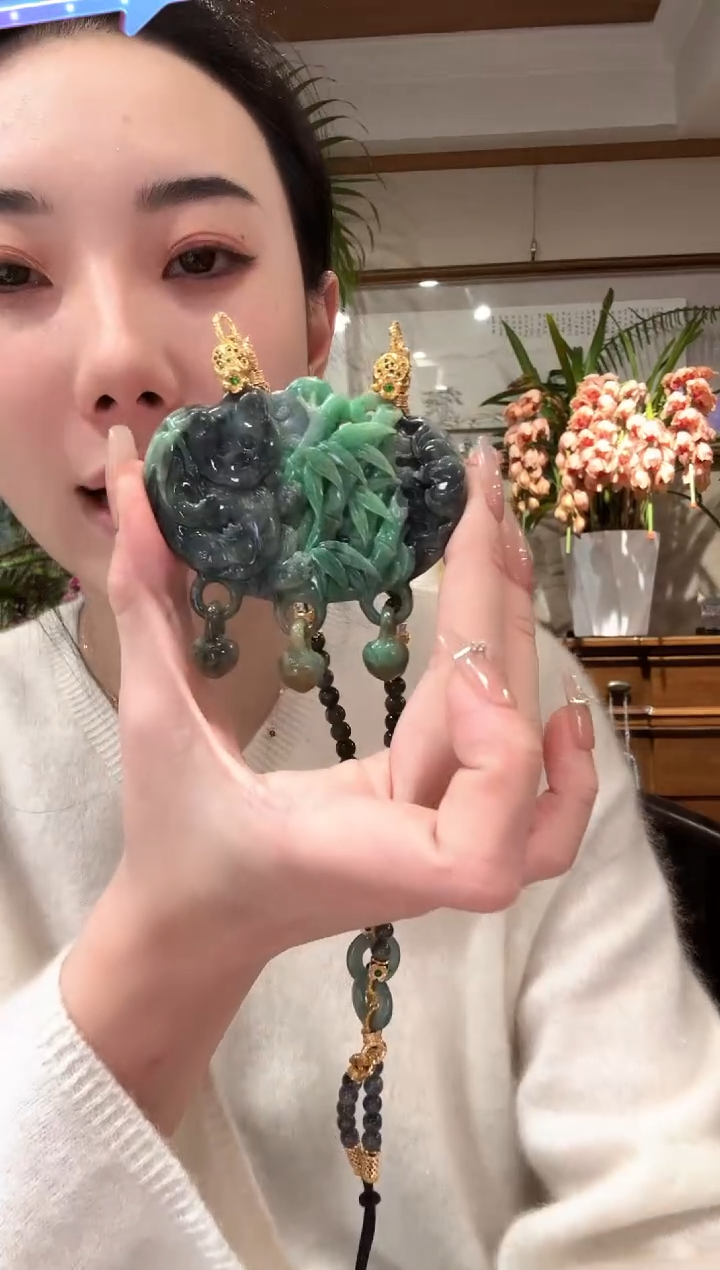 【闪购商品】翡翠颈饰未镶嵌国风