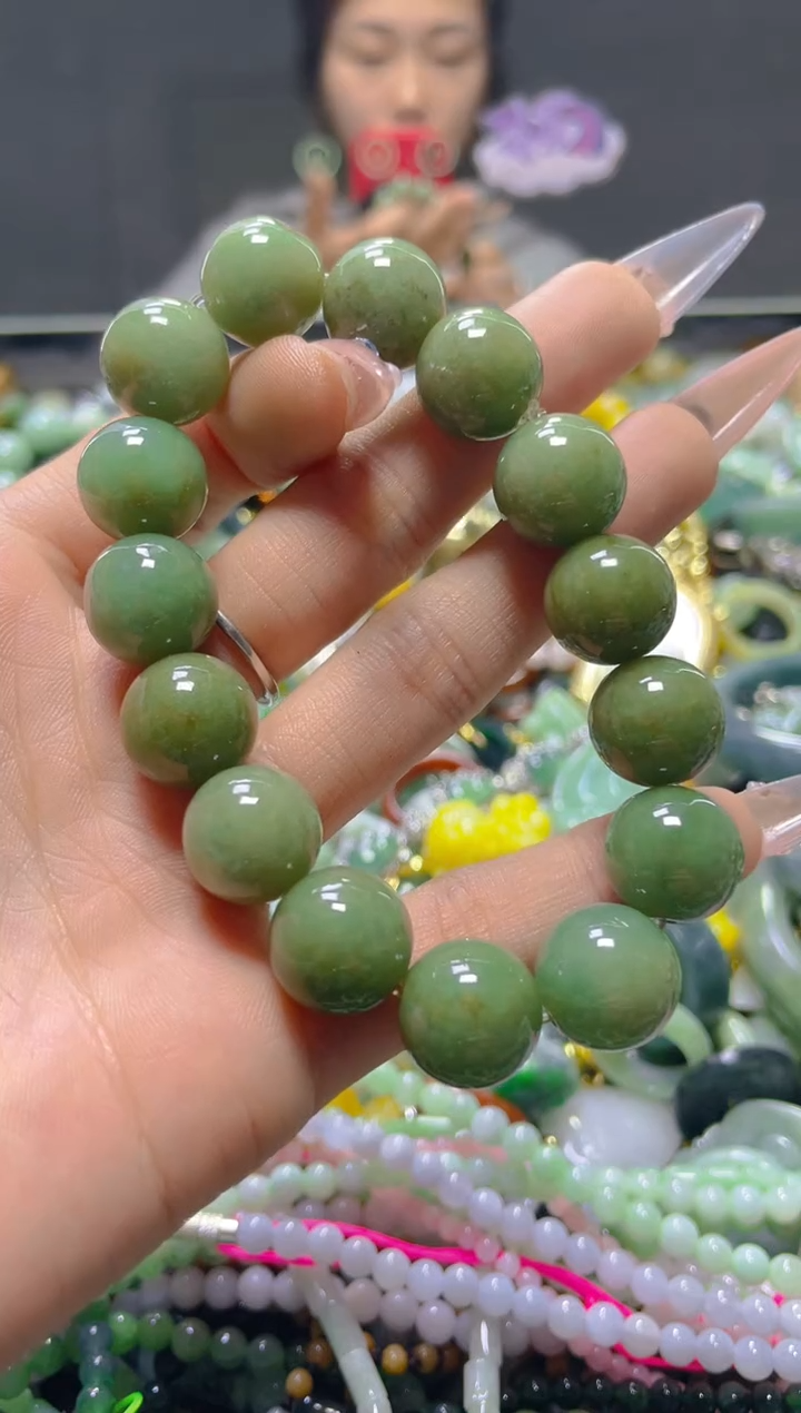 颈饰未镶嵌翡翠13MM