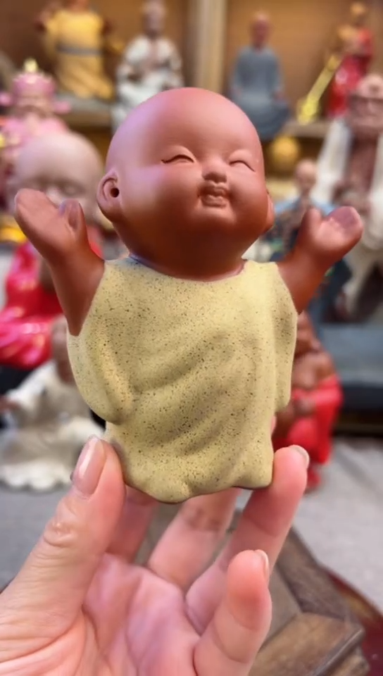 紫砂茶宠器闵茶宠摆件