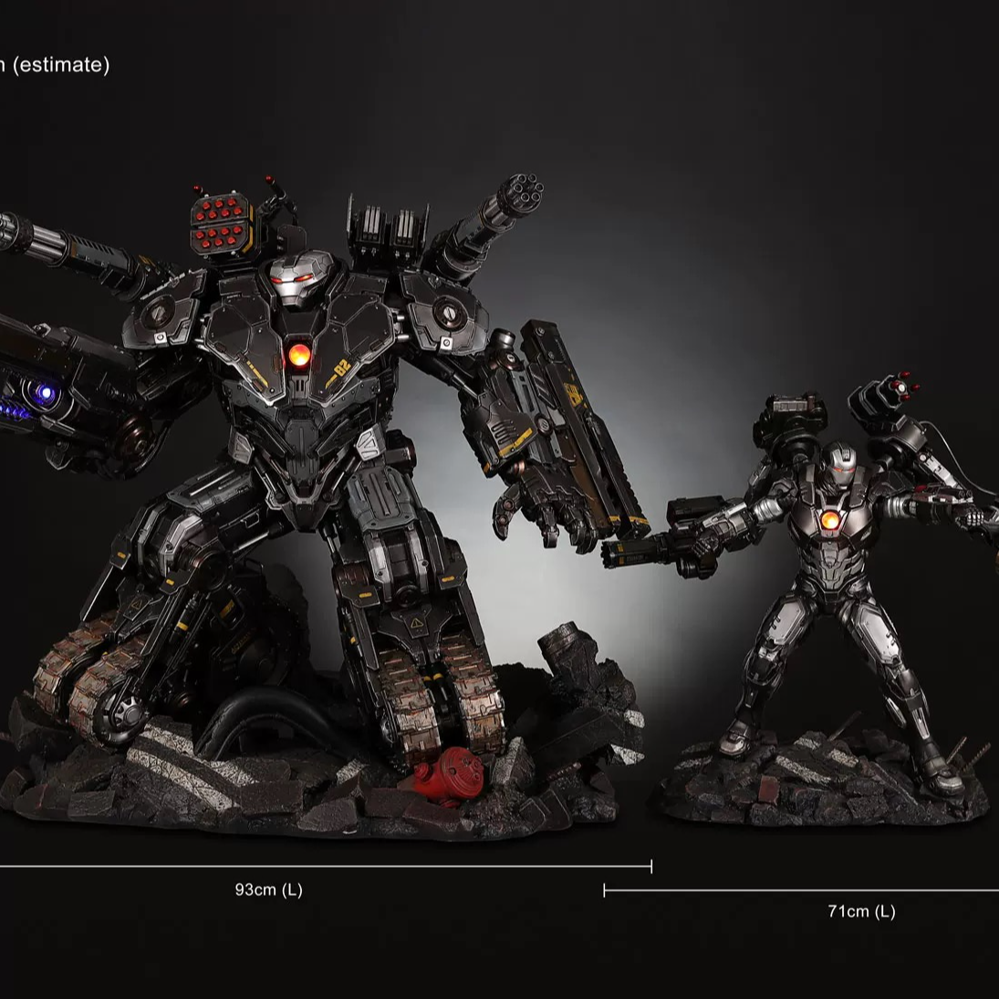 现货 XM 战争机器B款带铭牌 1:4 GK模玩雕像