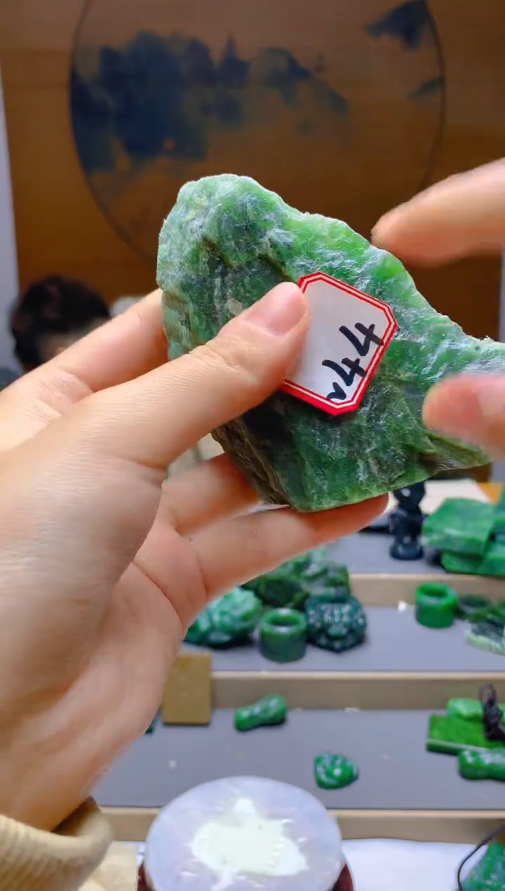 【闪购商品】和田玉（碧玉）珠宝半成品未镶嵌1