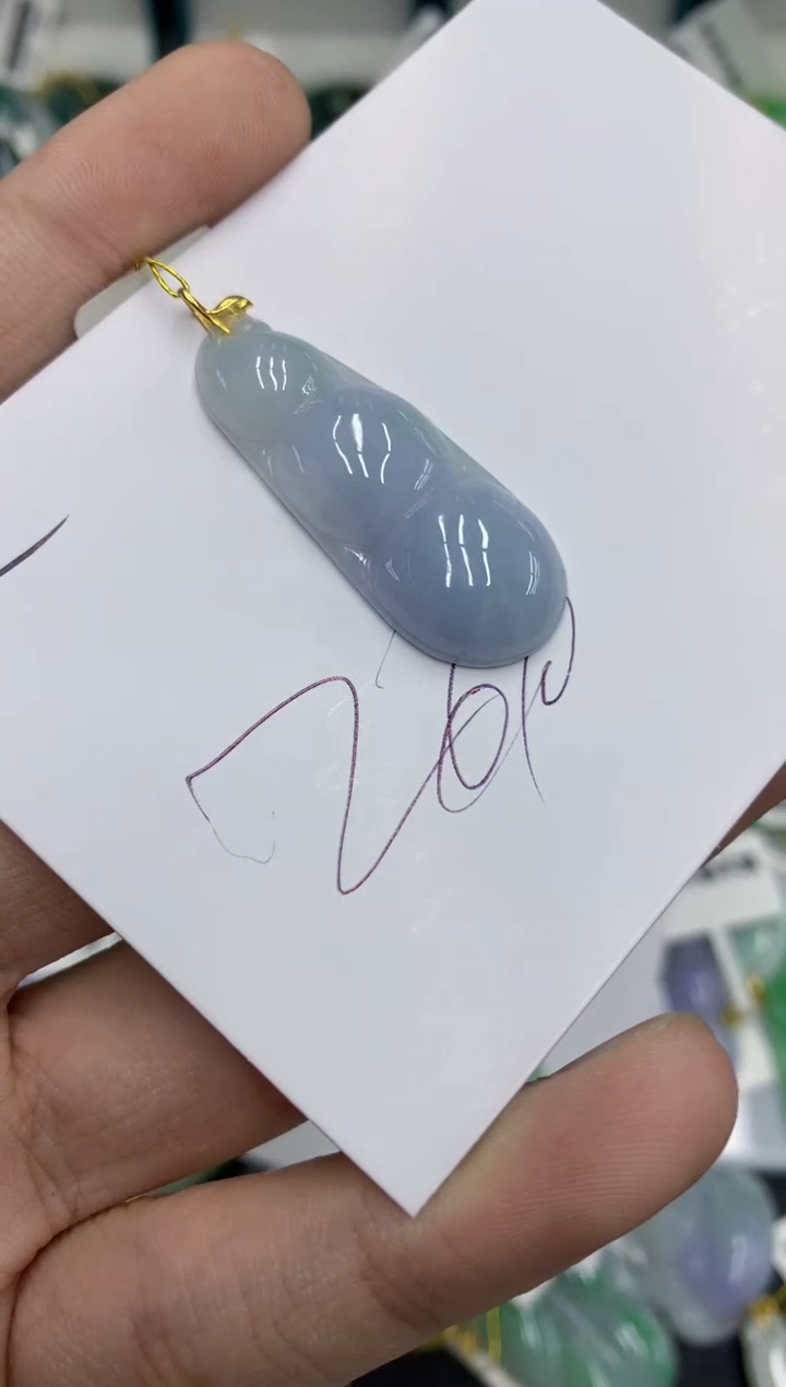 【闪购商品】翡翠颈饰18K金镶嵌翡翠