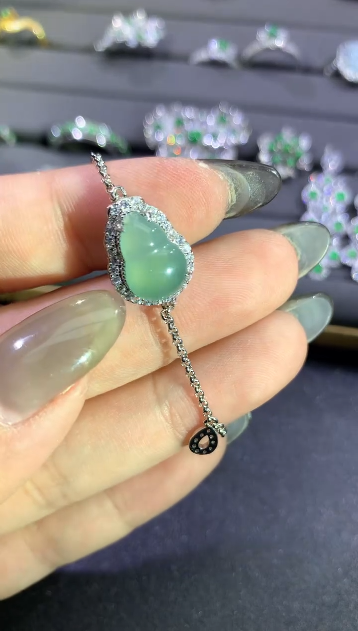 【闪购商品】翡翠手链未镶嵌手链9