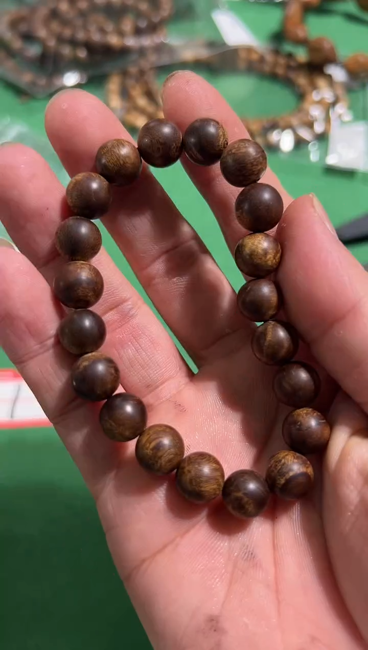 【闪购商品】沉香手串156号土沉黑棋多样性发一