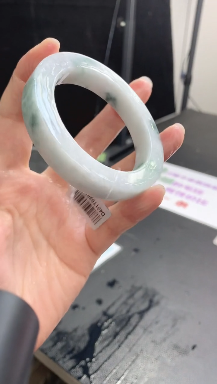 【闪购商品】定制翡翠手镯未镶嵌17  54-60正