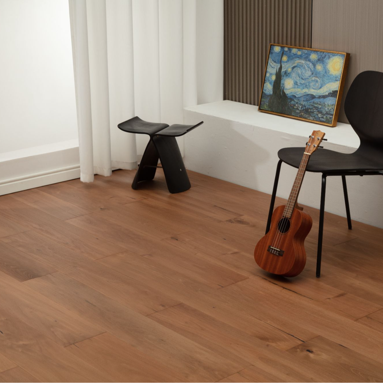 化染+UV油 胡桃木