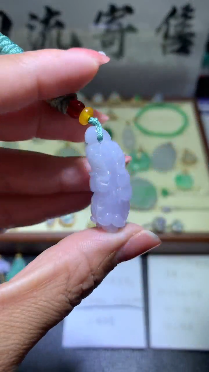 【闪购商品】翡翠颈饰未镶嵌 074然缅甸翡翠A货